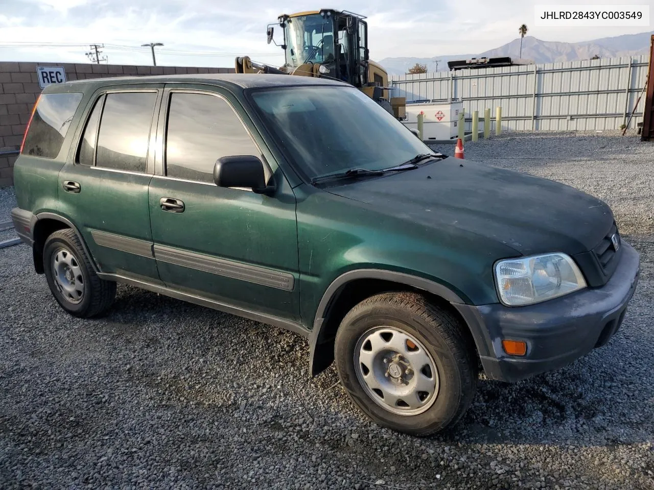 2000 Honda Cr-V Lx VIN: JHLRD2843YC003549 Lot: 78950304