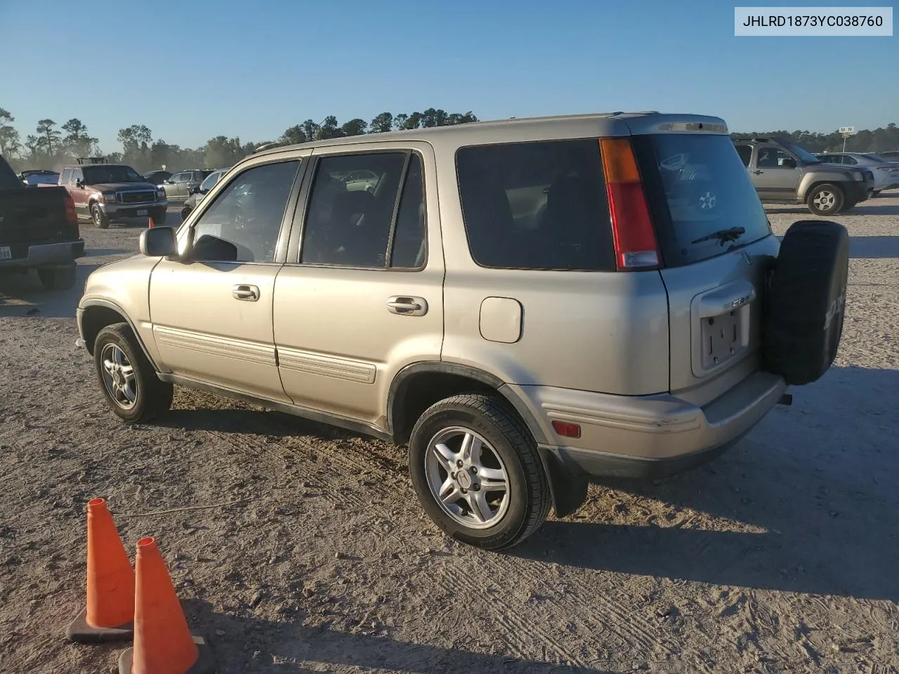 2000 Honda Cr-V Se VIN: JHLRD1873YC038760 Lot: 80396404