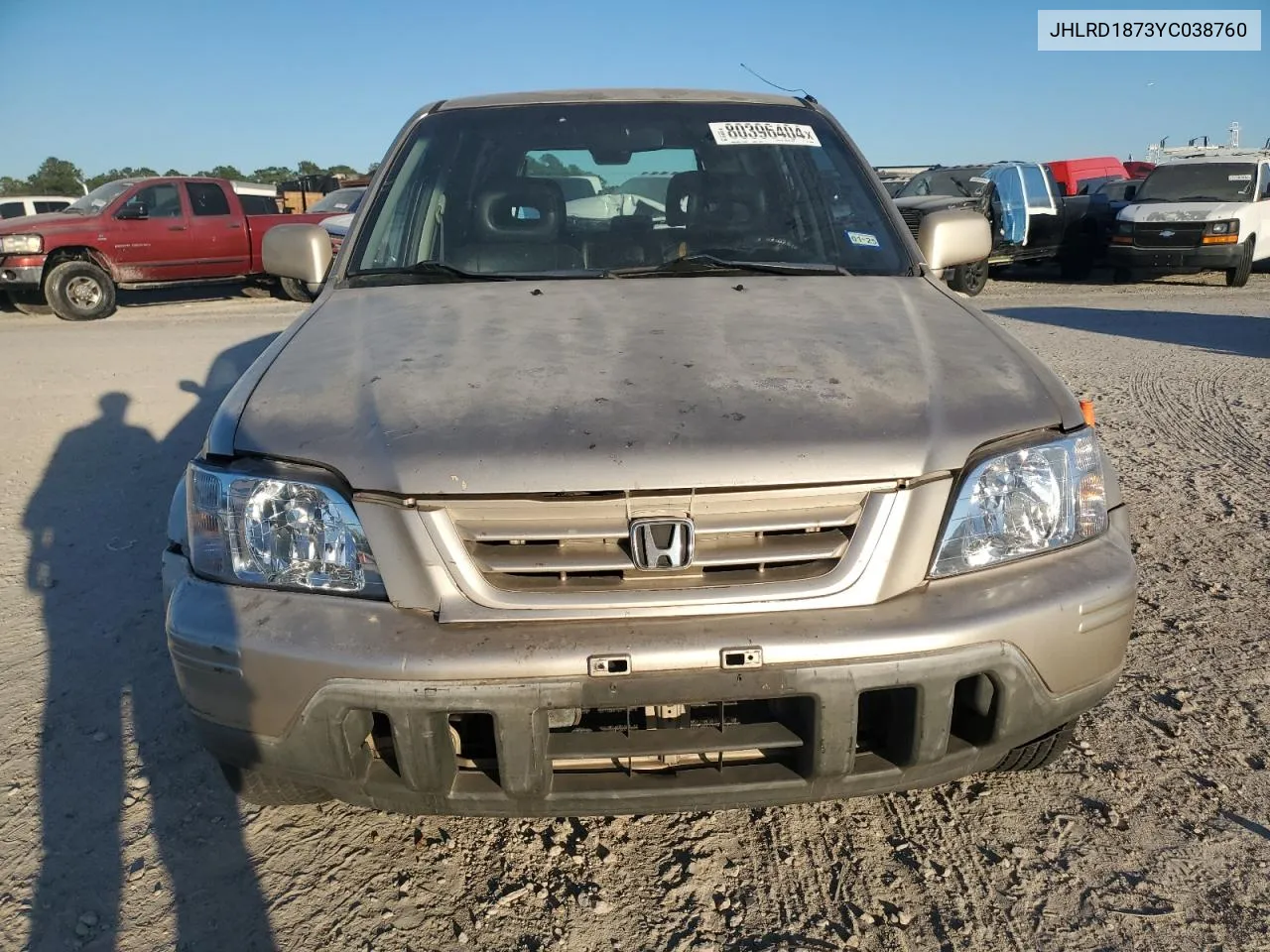 2000 Honda Cr-V Se VIN: JHLRD1873YC038760 Lot: 80396404