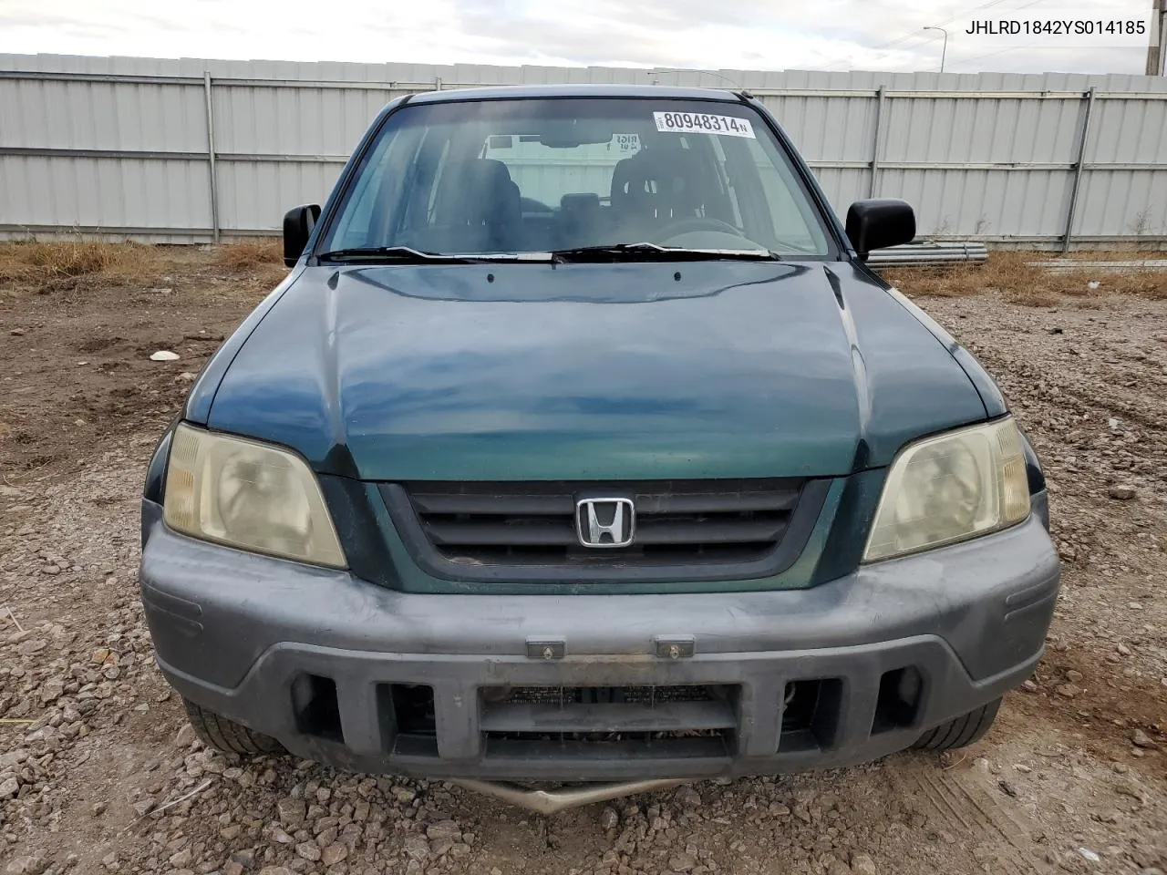 2000 Honda Cr-V Lx VIN: JHLRD1842YS014185 Lot: 80948314