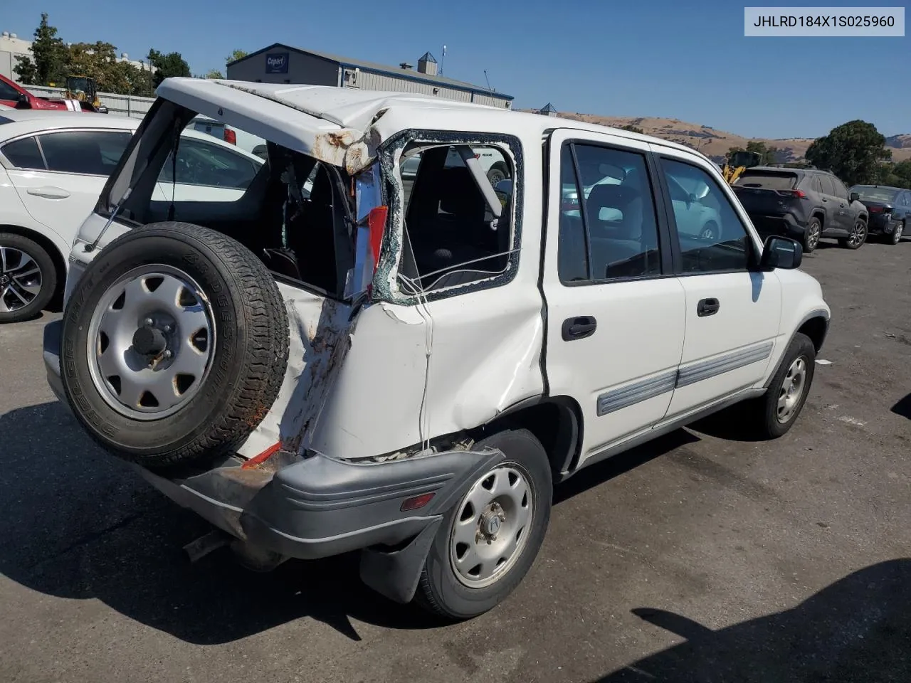 2001 Honda Cr-V Lx VIN: JHLRD184X1S025960 Lot: 70036724