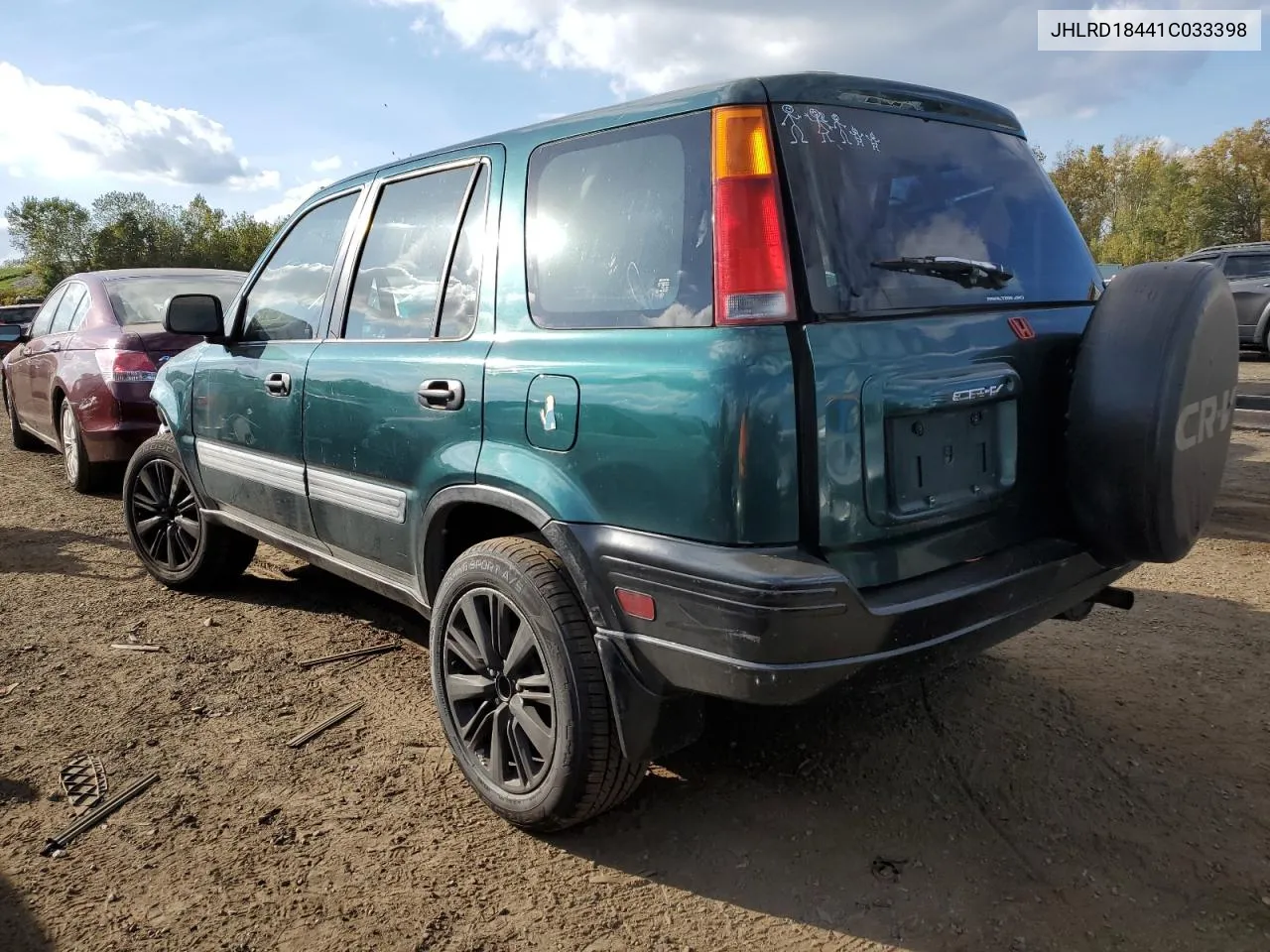 2001 Honda Cr-V Lx VIN: JHLRD18441C033398 Lot: 74118654