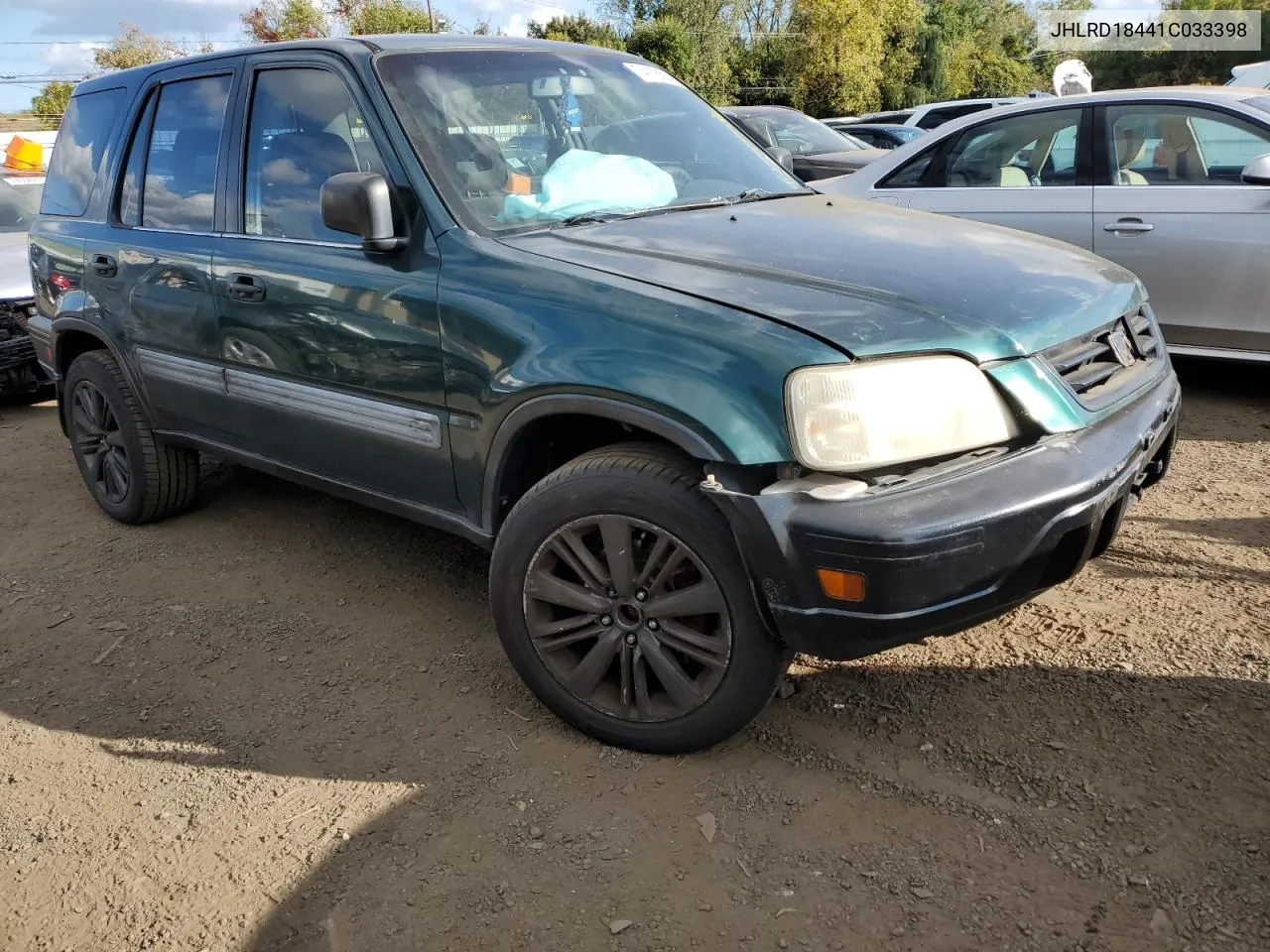 2001 Honda Cr-V Lx VIN: JHLRD18441C033398 Lot: 74118654