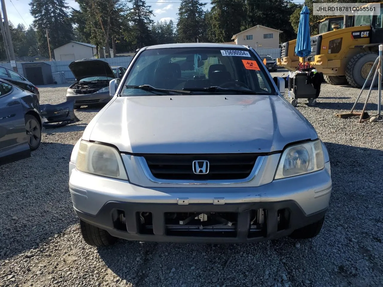 2001 Honda Cr-V Se VIN: JHLRD18781C055561 Lot: 75690554