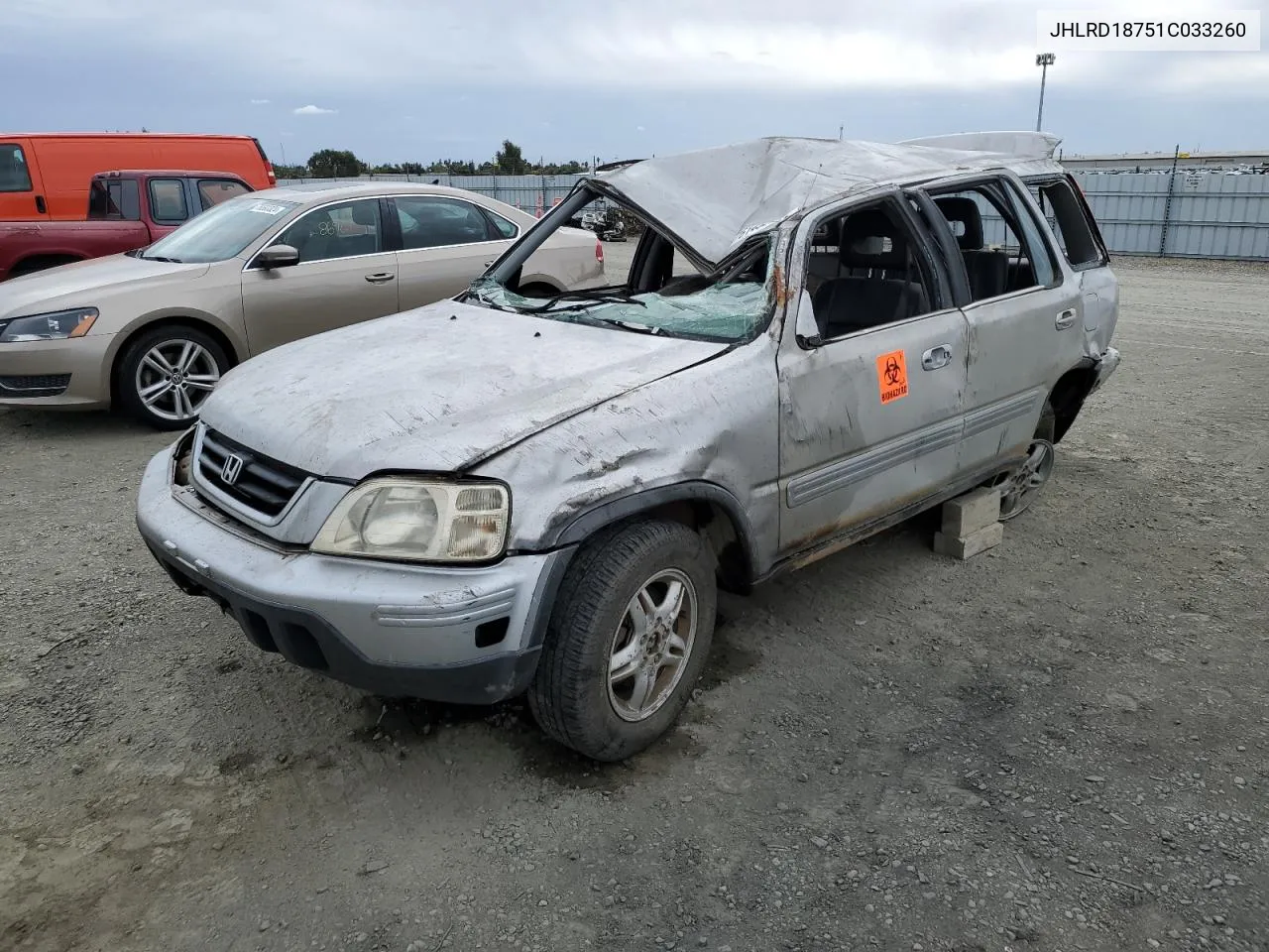 2001 Honda Cr-V Se VIN: JHLRD18751C033260 Lot: 76145264