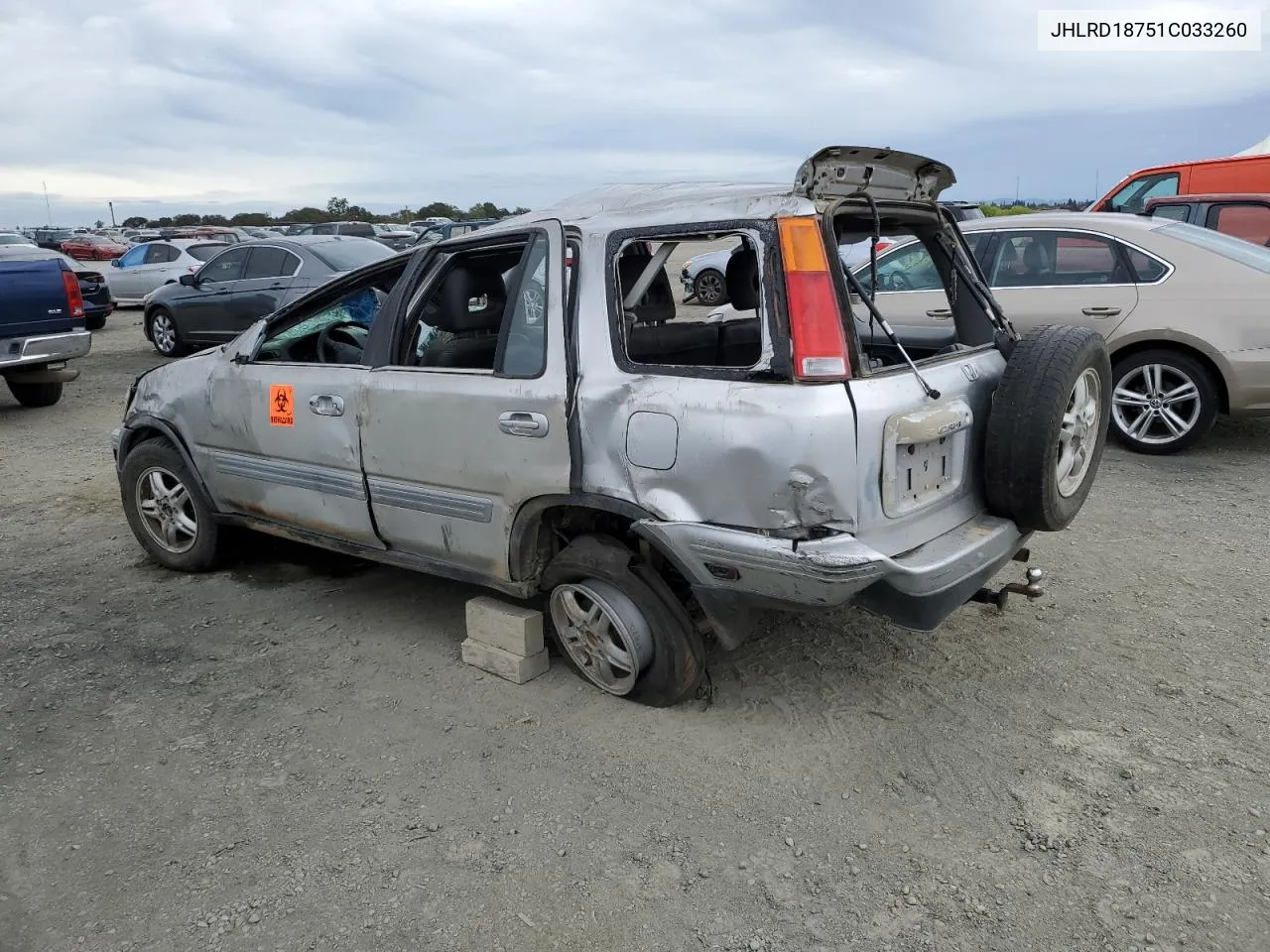 2001 Honda Cr-V Se VIN: JHLRD18751C033260 Lot: 76145264