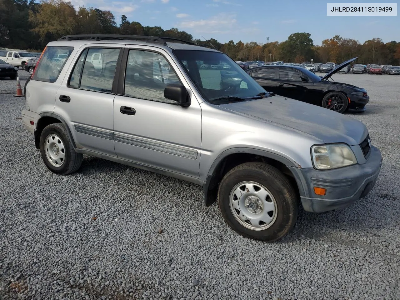 2001 Honda Cr-V Lx VIN: JHLRD28411S019499 Lot: 76683944