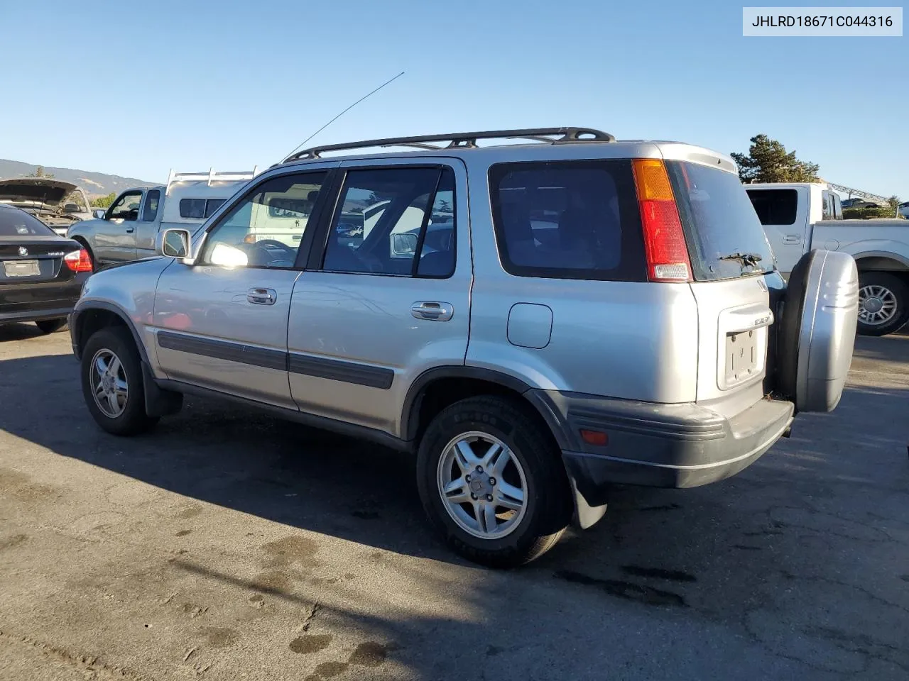 2001 Honda Cr-V Ex VIN: JHLRD18671C044316 Lot: 77634294