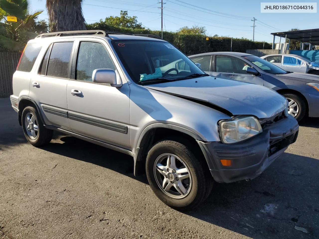 2001 Honda Cr-V Ex VIN: JHLRD18671C044316 Lot: 77634294