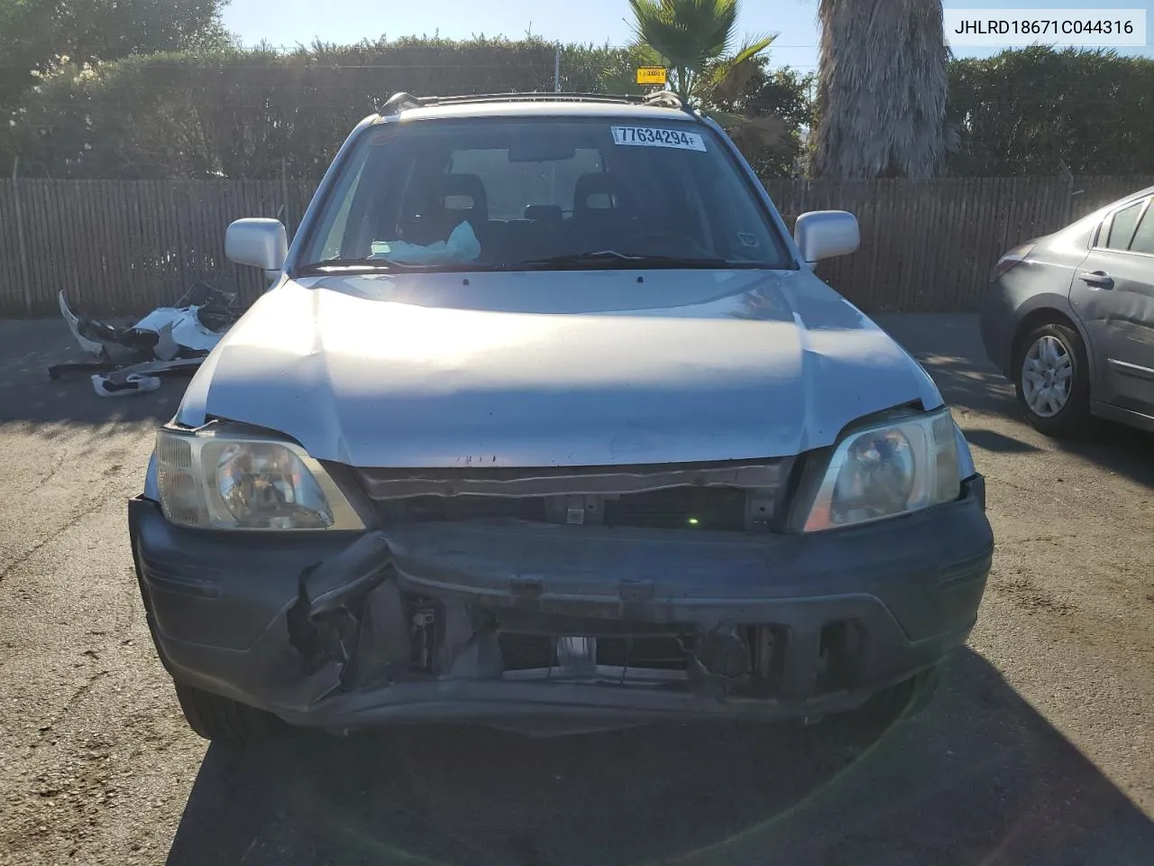 2001 Honda Cr-V Ex VIN: JHLRD18671C044316 Lot: 77634294