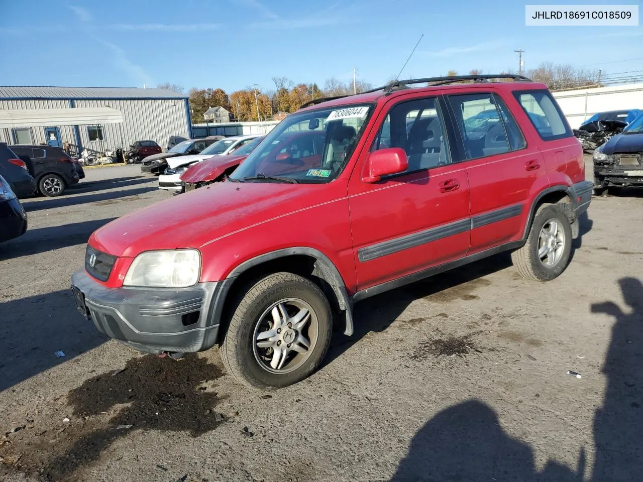 JHLRD18691C018509 2001 Honda Cr-V Ex