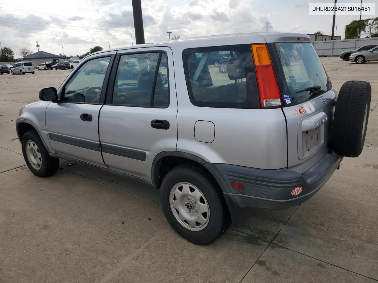 2001 Honda Cr-V Lx VIN: JHLRD28421S016451 Lot: 78329084