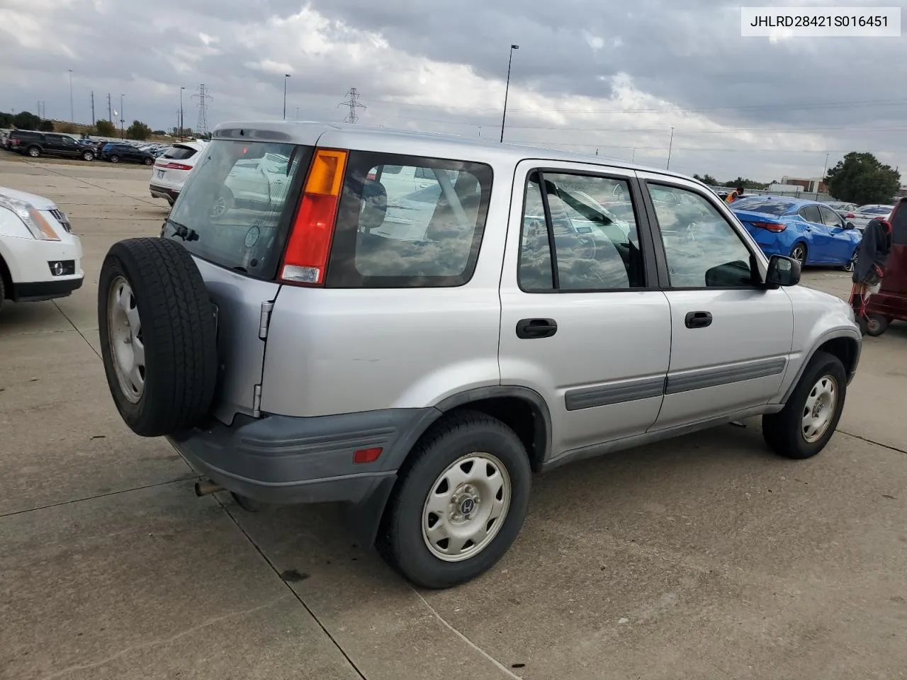 2001 Honda Cr-V Lx VIN: JHLRD28421S016451 Lot: 78329084