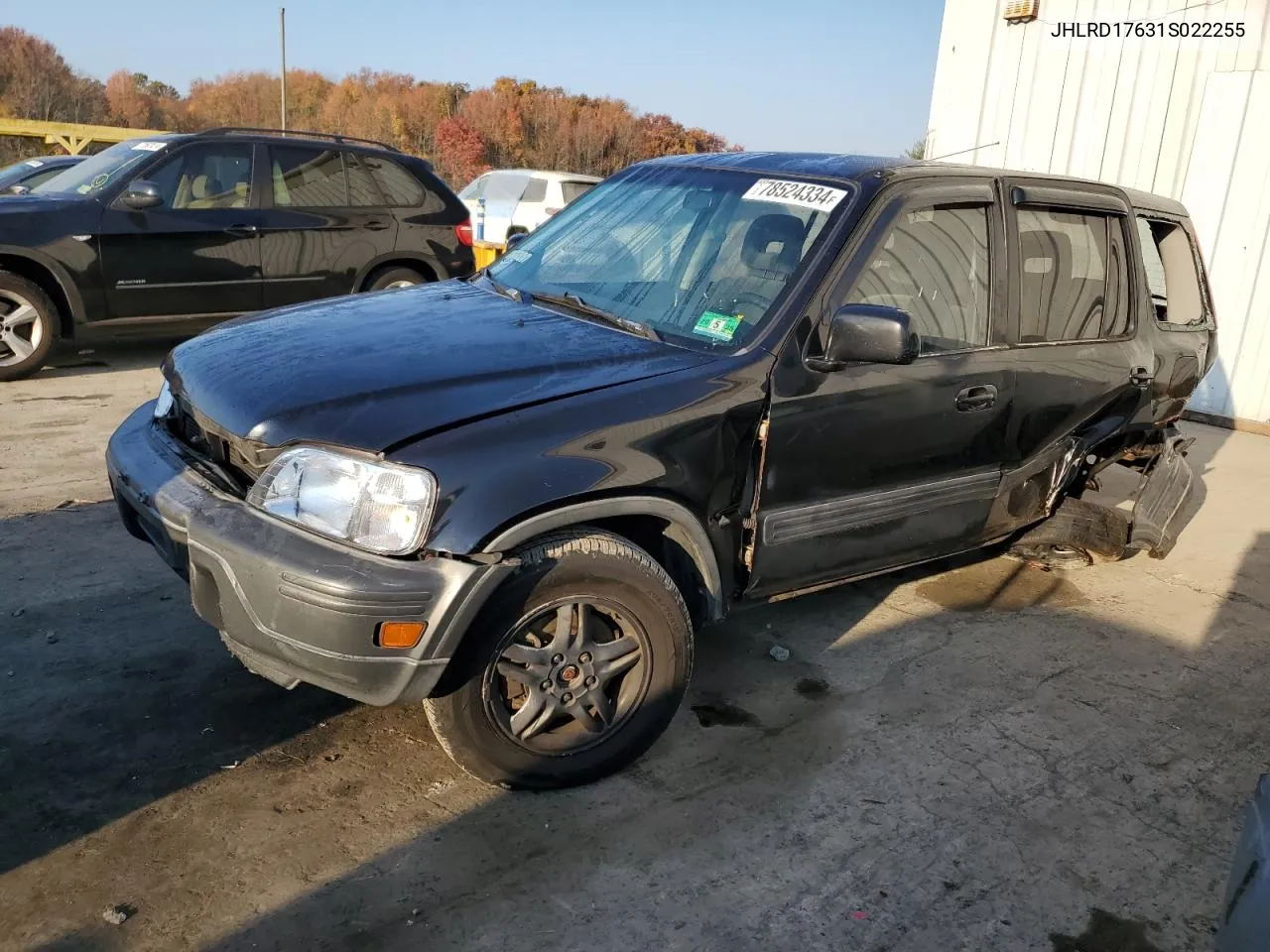 2001 Honda Cr-V Ex VIN: JHLRD17631S022255 Lot: 78524334