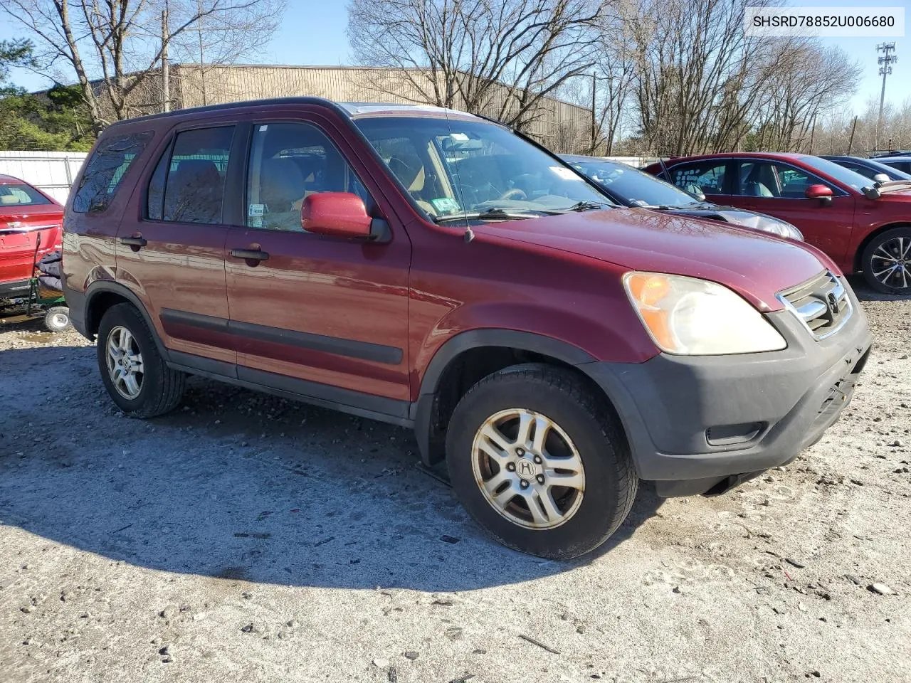 2002 Honda Cr-V Ex VIN: SHSRD78852U006680 Lot: 51815314