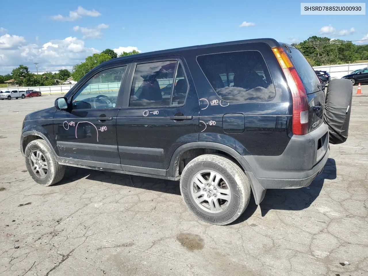 2002 Honda Cr-V Ex VIN: SHSRD78852U000930 Lot: 60768424