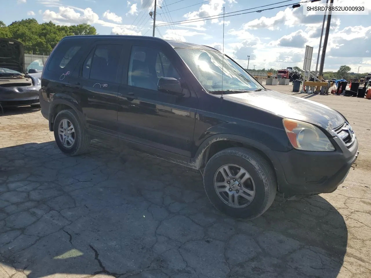 2002 Honda Cr-V Ex VIN: SHSRD78852U000930 Lot: 60768424