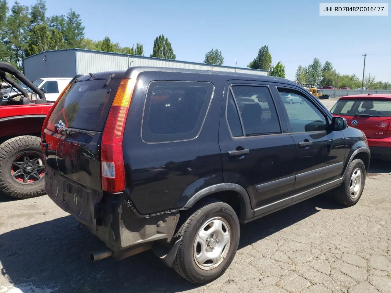 JHLRD78482C016477 2002 Honda Cr-V Lx