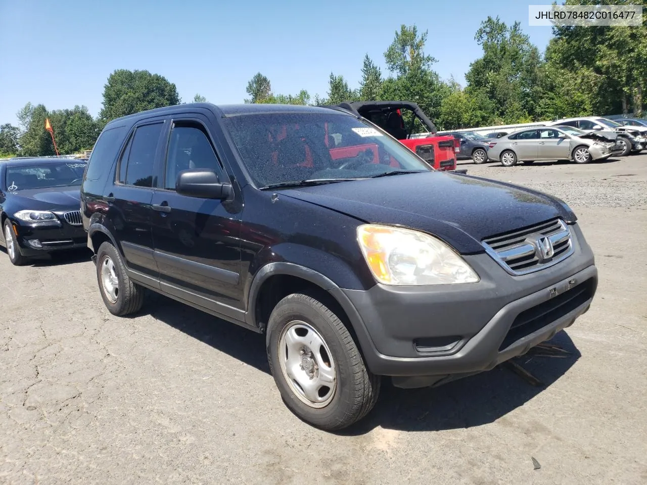 JHLRD78482C016477 2002 Honda Cr-V Lx