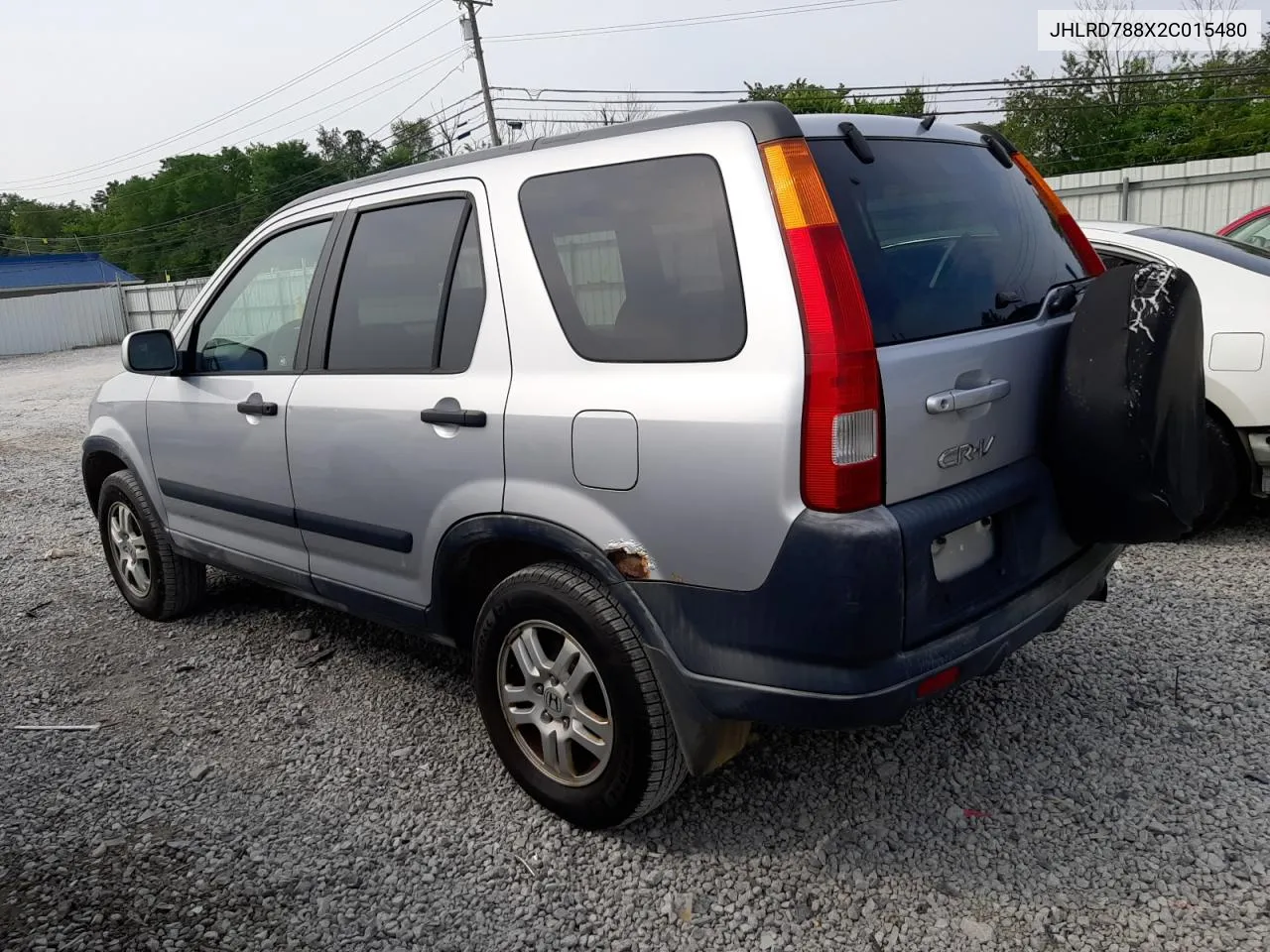 2002 Honda Cr-V Ex VIN: JHLRD788X2C015480 Lot: 64651304