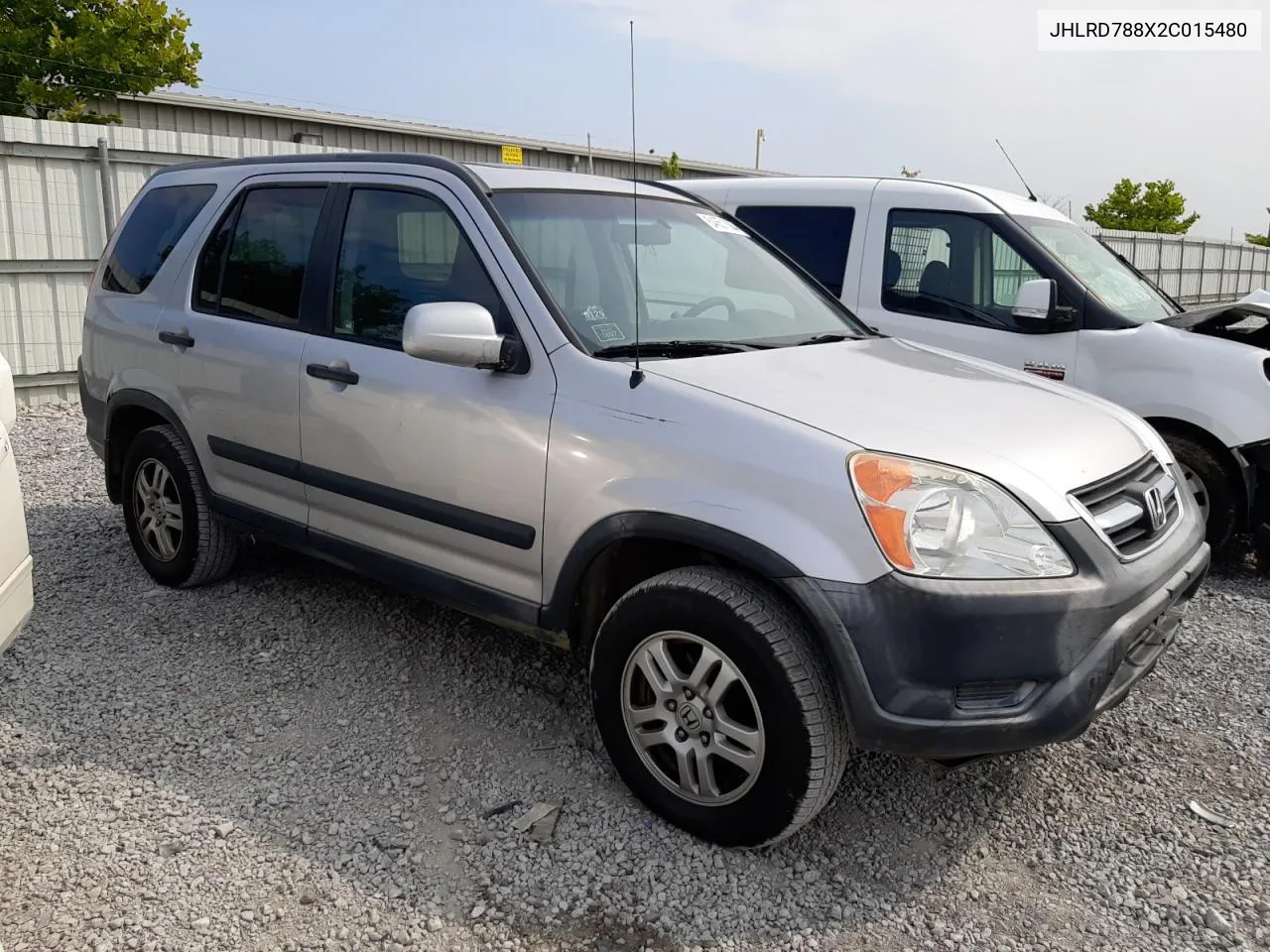 2002 Honda Cr-V Ex VIN: JHLRD788X2C015480 Lot: 64651304