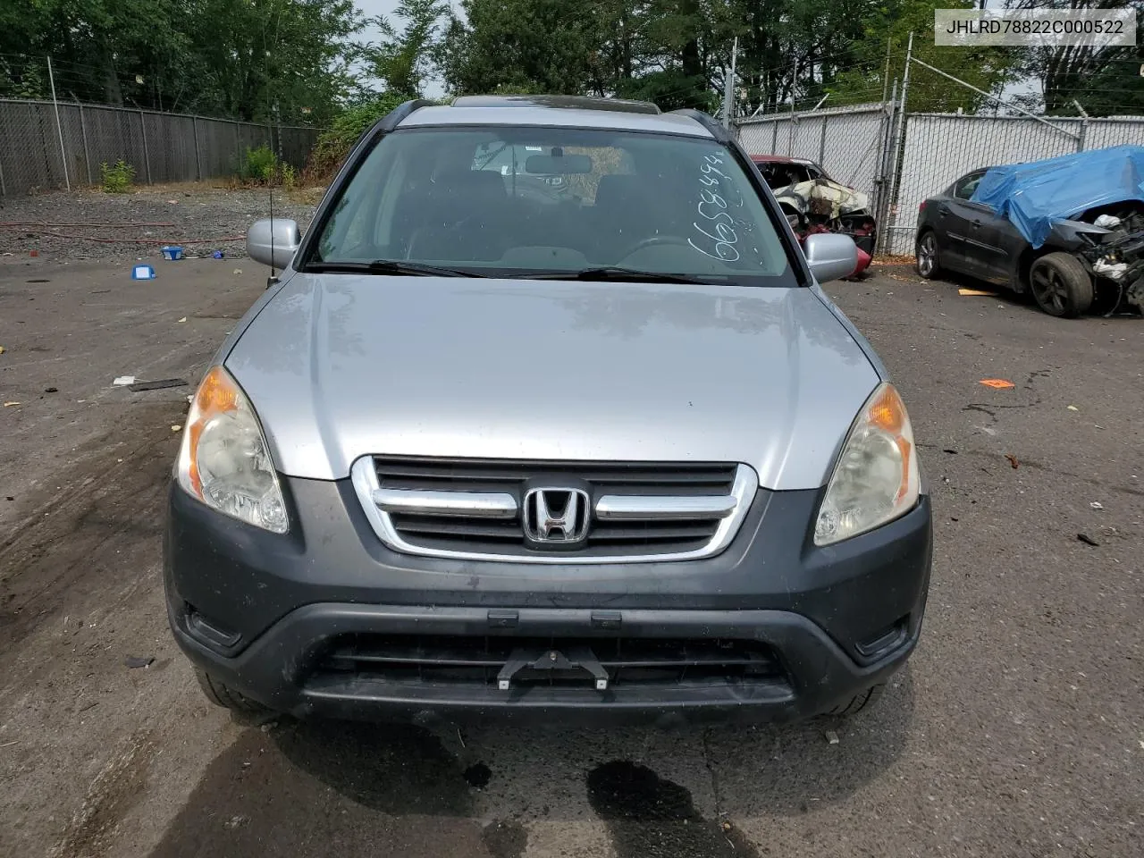 2002 Honda Cr-V Ex VIN: JHLRD78822C000522 Lot: 66584894