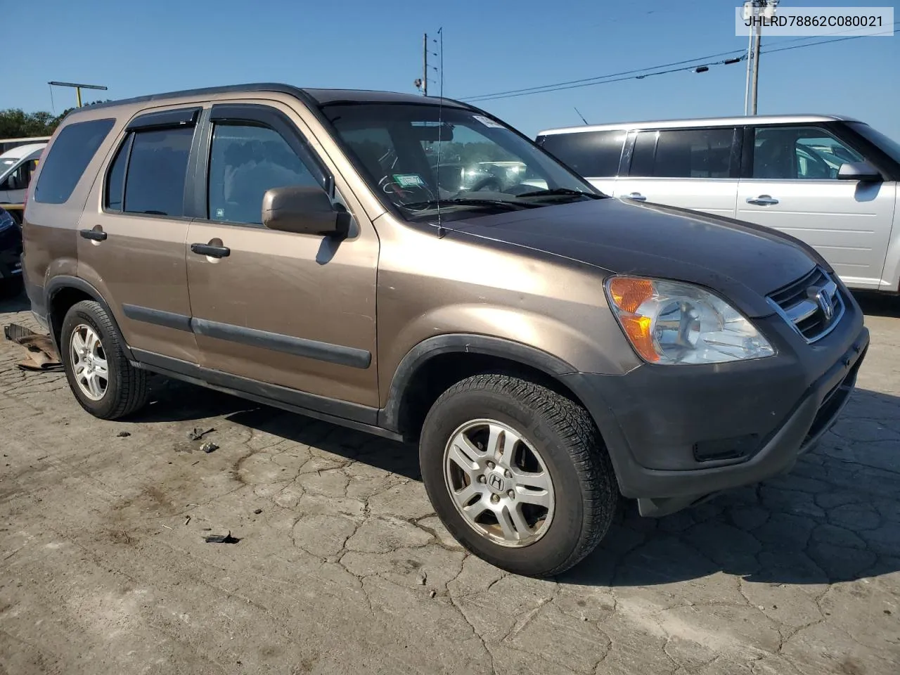 2002 Honda Cr-V Ex VIN: JHLRD78862C080021 Lot: 74343244