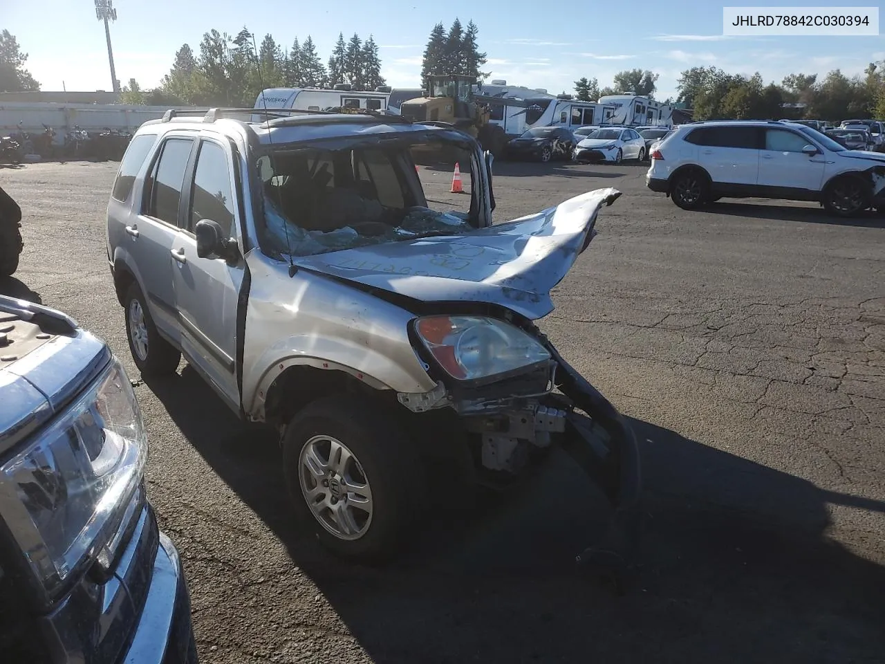 2002 Honda Cr-V Ex VIN: JHLRD78842C030394 Lot: 74726034