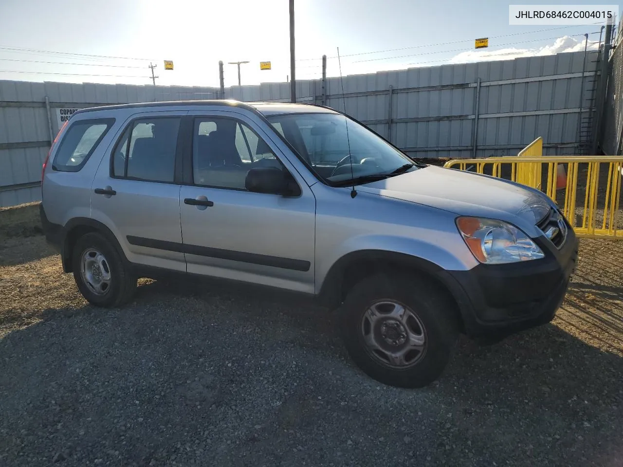 2002 Honda Cr-V Lx VIN: JHLRD68462C004015 Lot: 76075354