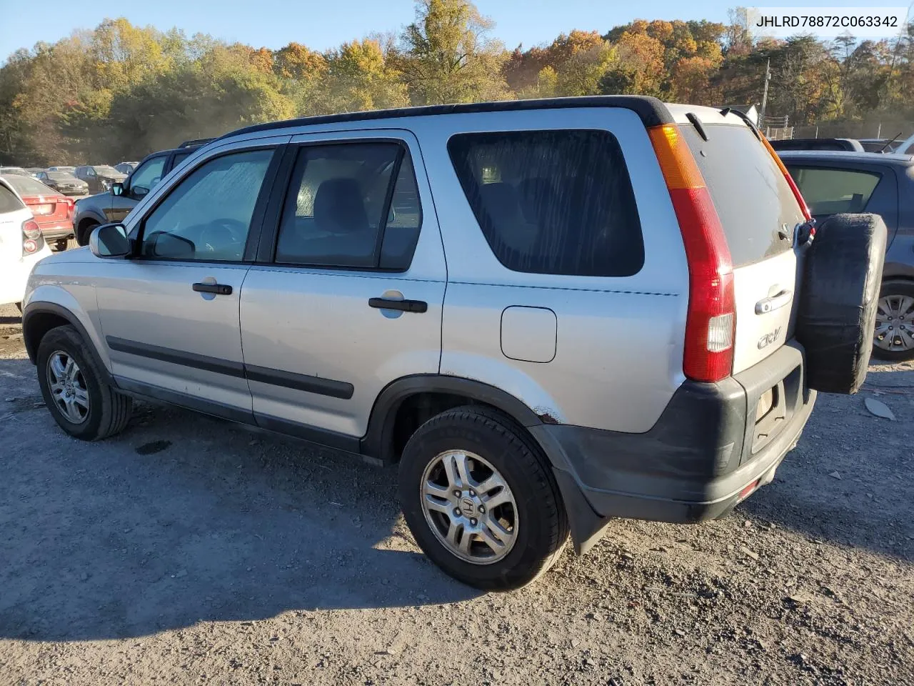 2002 Honda Cr-V Ex VIN: JHLRD78872C063342 Lot: 77095144