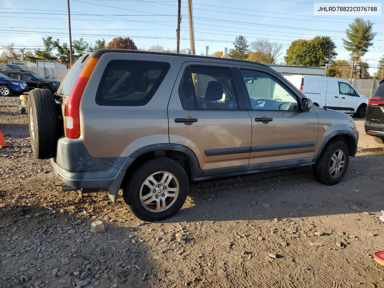 2002 Honda Cr-V Ex VIN: JHLRD78822C076788 Lot: 77695354