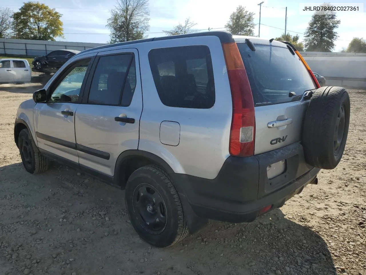 2002 Honda Cr-V Lx VIN: JHLRD78402C027361 Lot: 78032894