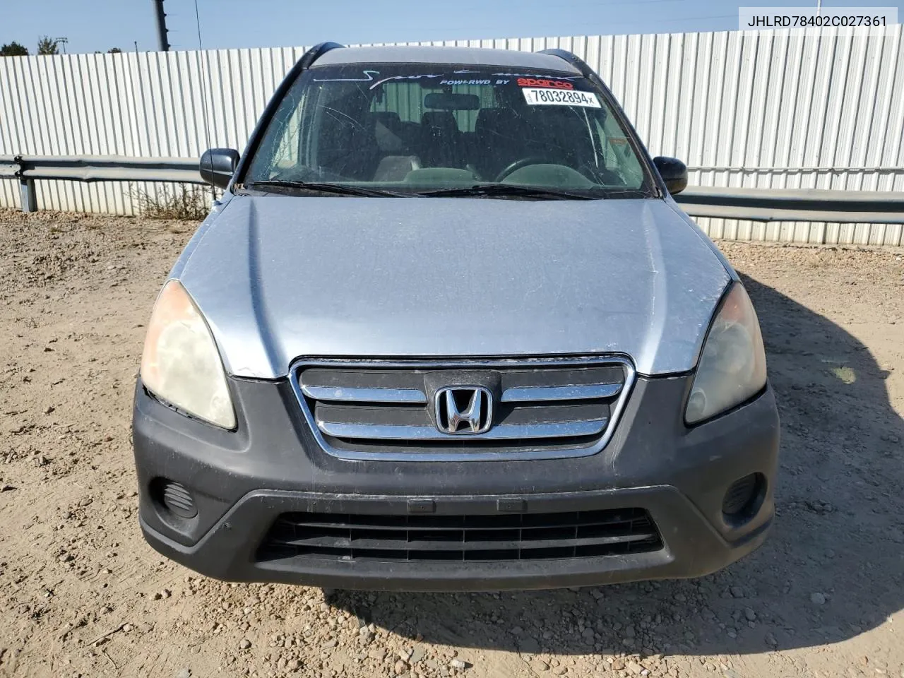 JHLRD78402C027361 2002 Honda Cr-V Lx