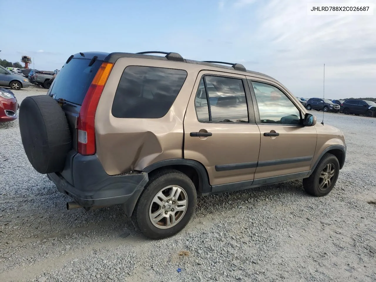 2002 Honda Cr-V Ex VIN: JHLRD788X2C026687 Lot: 78218094