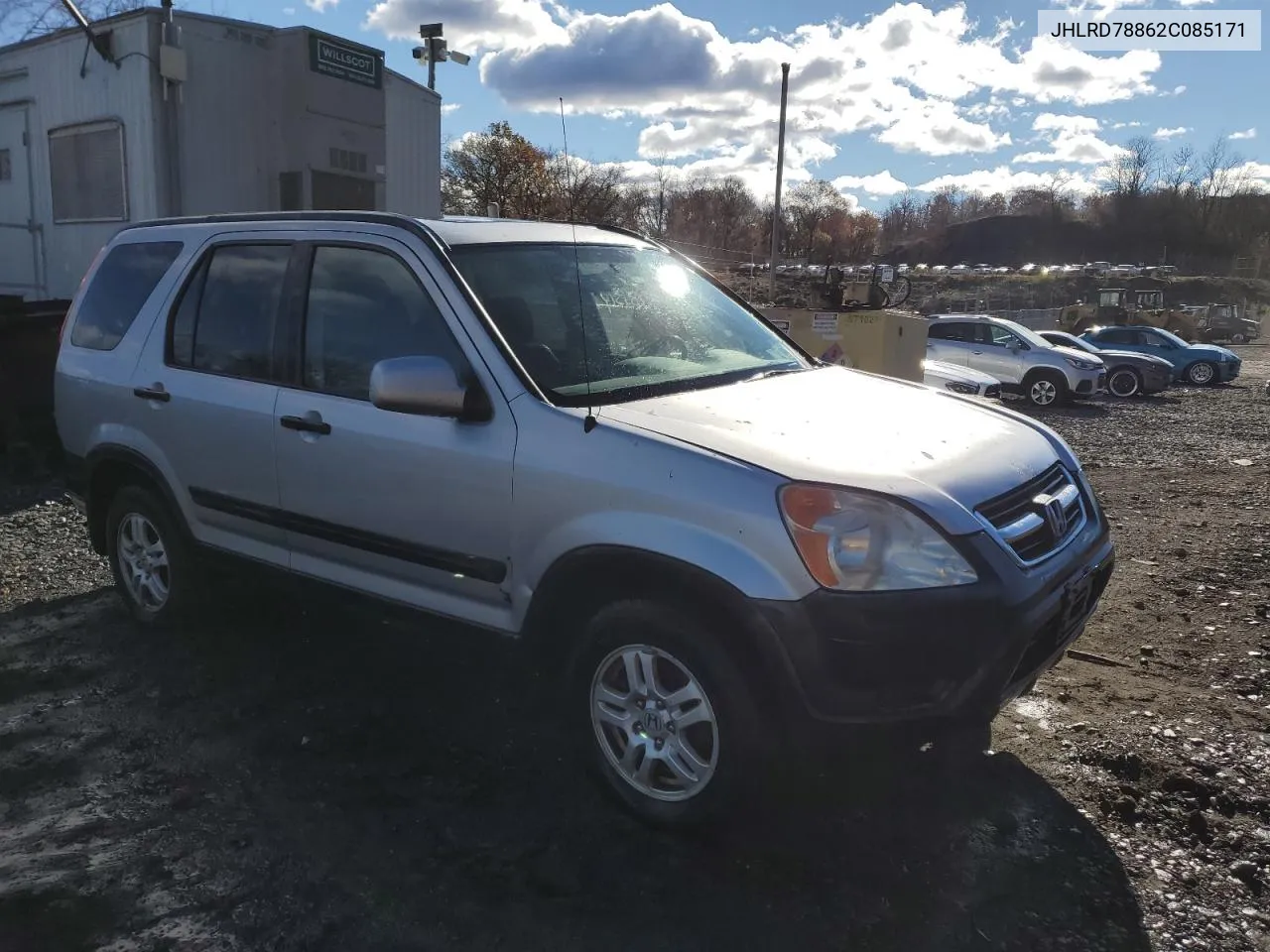 2002 Honda Cr-V Ex VIN: JHLRD78862C085171 Lot: 78400254