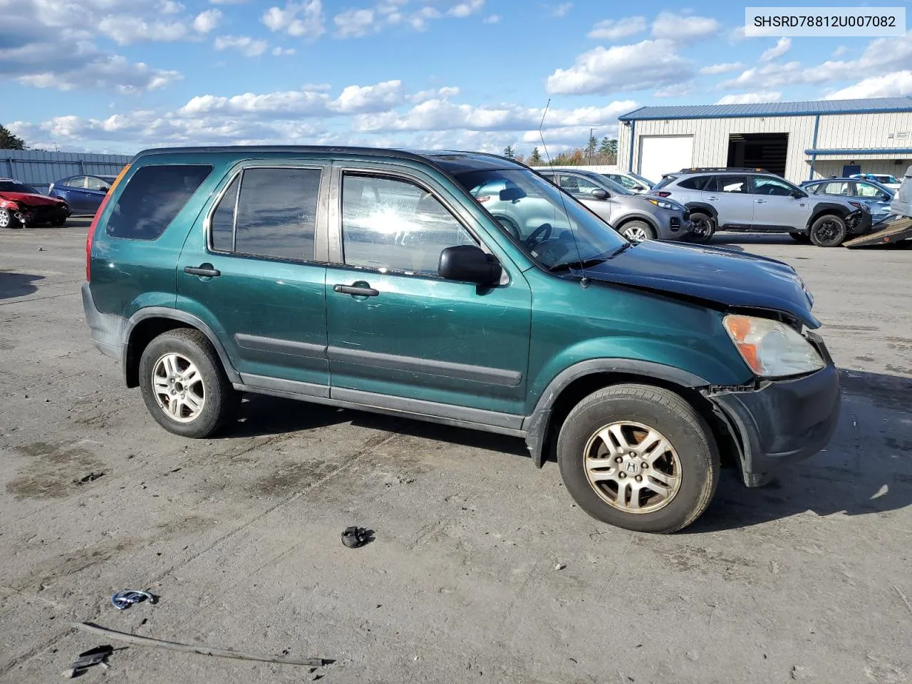 2002 Honda Cr-V Ex VIN: SHSRD78812U007082 Lot: 78564894