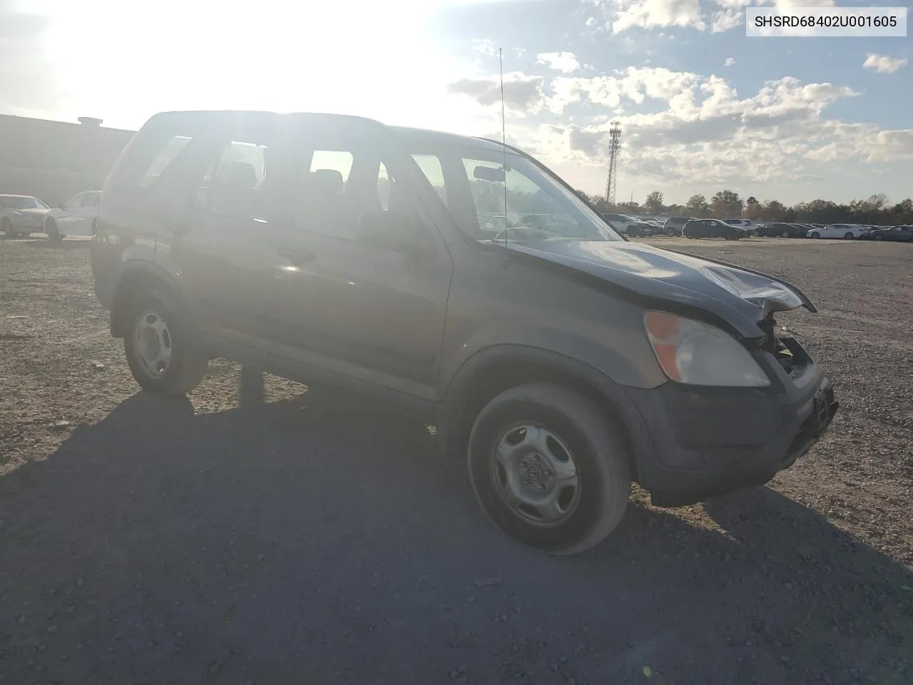 2002 Honda Cr-V Lx VIN: SHSRD68402U001605 Lot: 79056944