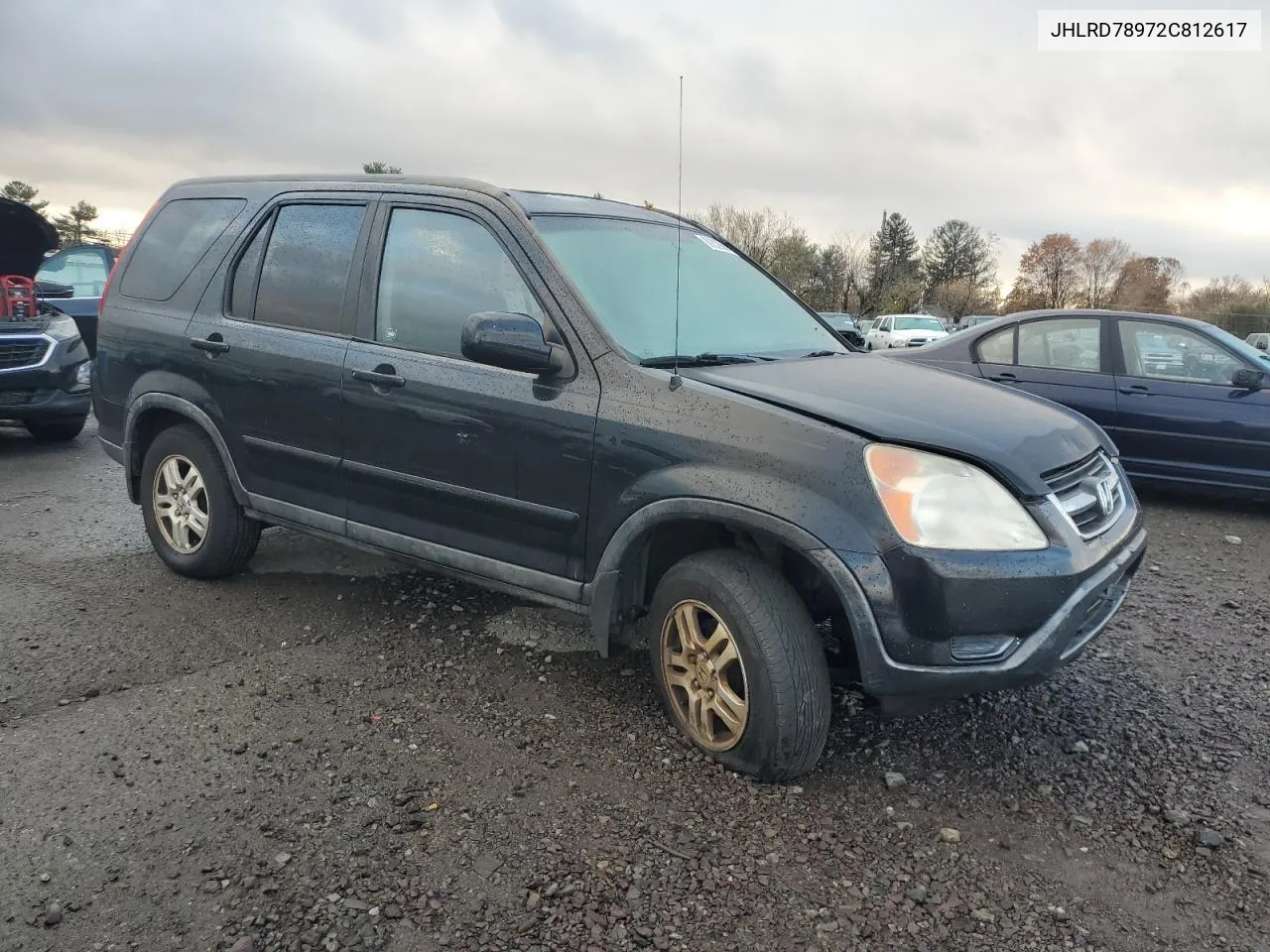 2002 Honda Cr-V Ex VIN: JHLRD78972C812617 Lot: 80328884