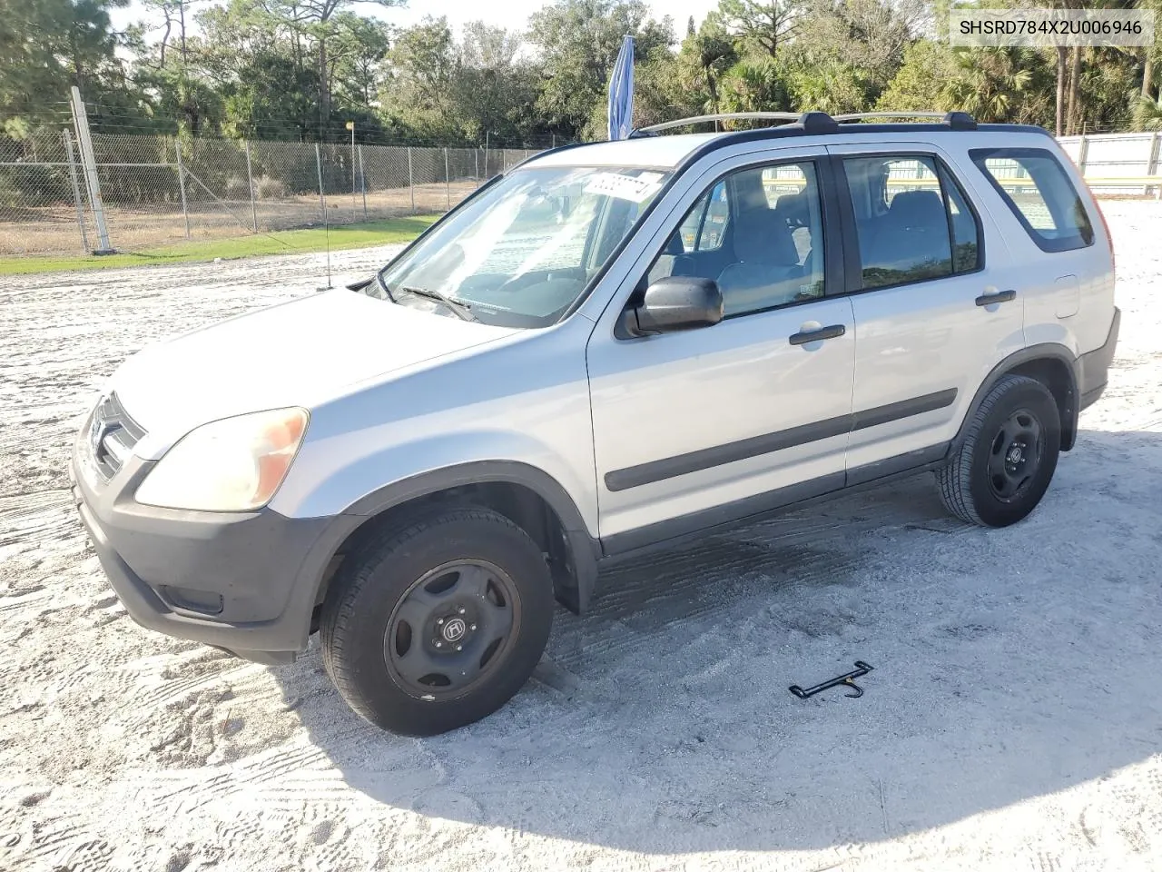 2002 Honda Cr-V Lx VIN: SHSRD784X2U006946 Lot: 80337774