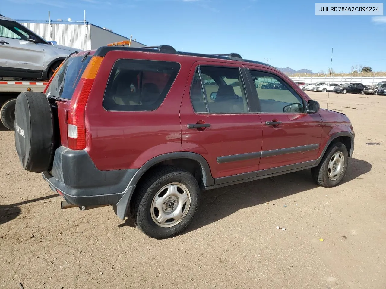 2002 Honda Cr-V Lx VIN: JHLRD78462C094224 Lot: 81067214