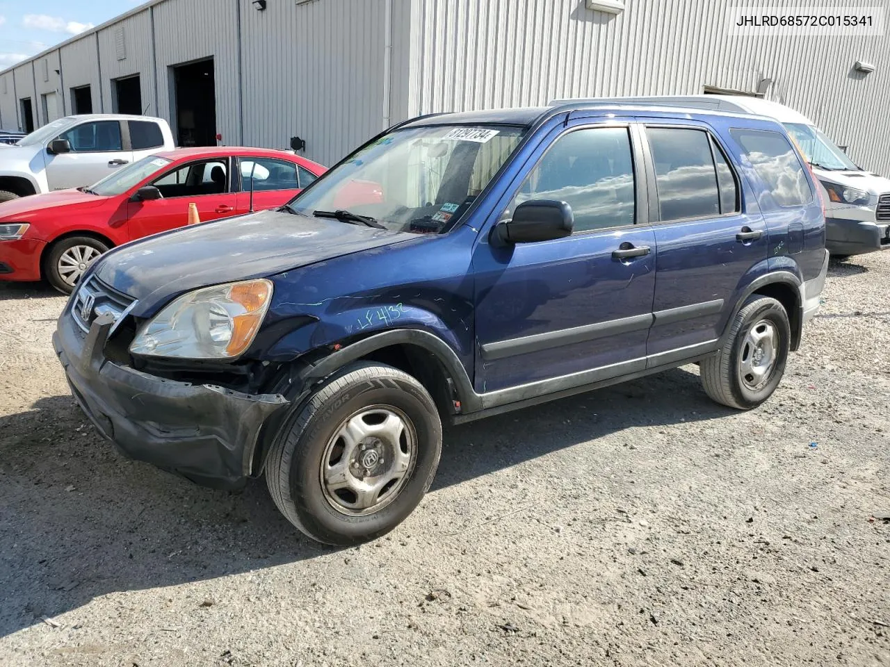 2002 Honda Cr-V Lx VIN: JHLRD68572C015341 Lot: 81297734