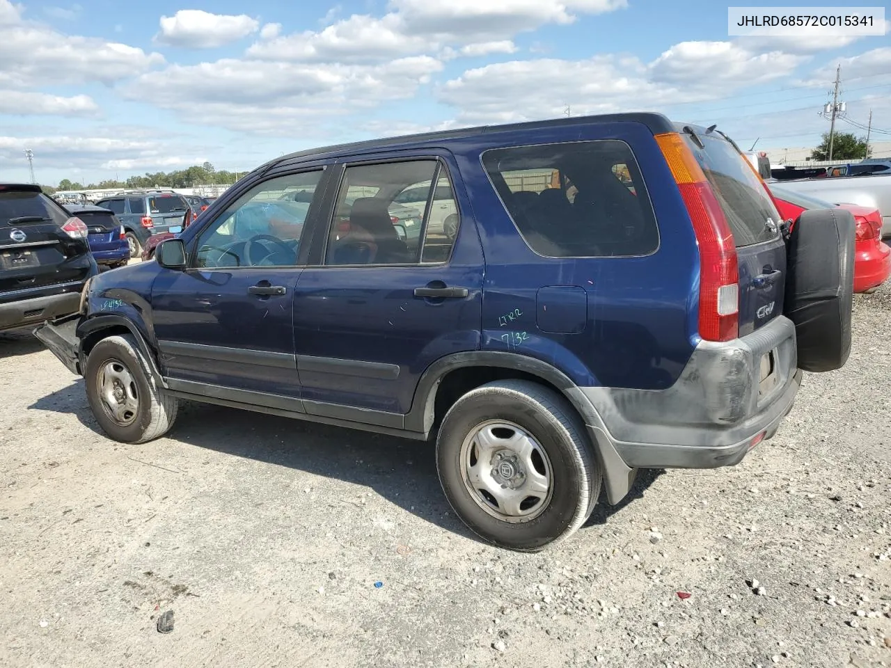 2002 Honda Cr-V Lx VIN: JHLRD68572C015341 Lot: 81297734