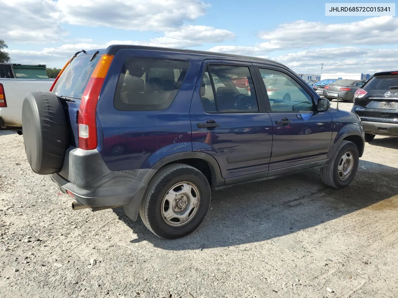 2002 Honda Cr-V Lx VIN: JHLRD68572C015341 Lot: 81297734