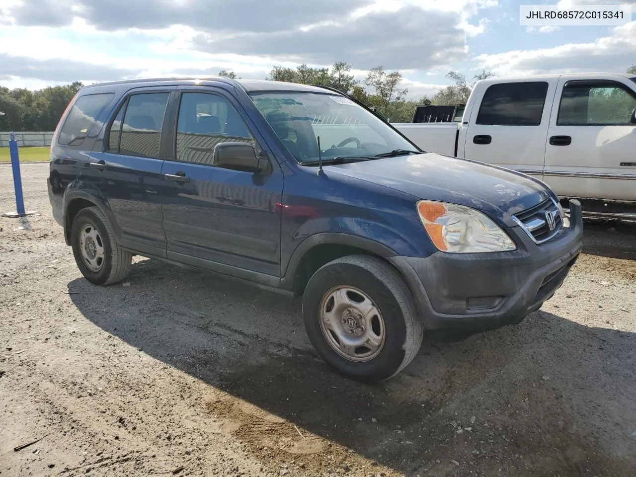 2002 Honda Cr-V Lx VIN: JHLRD68572C015341 Lot: 81297734