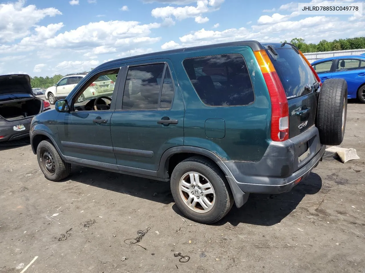 JHLRD78853C049778 2003 Honda Cr-V Ex