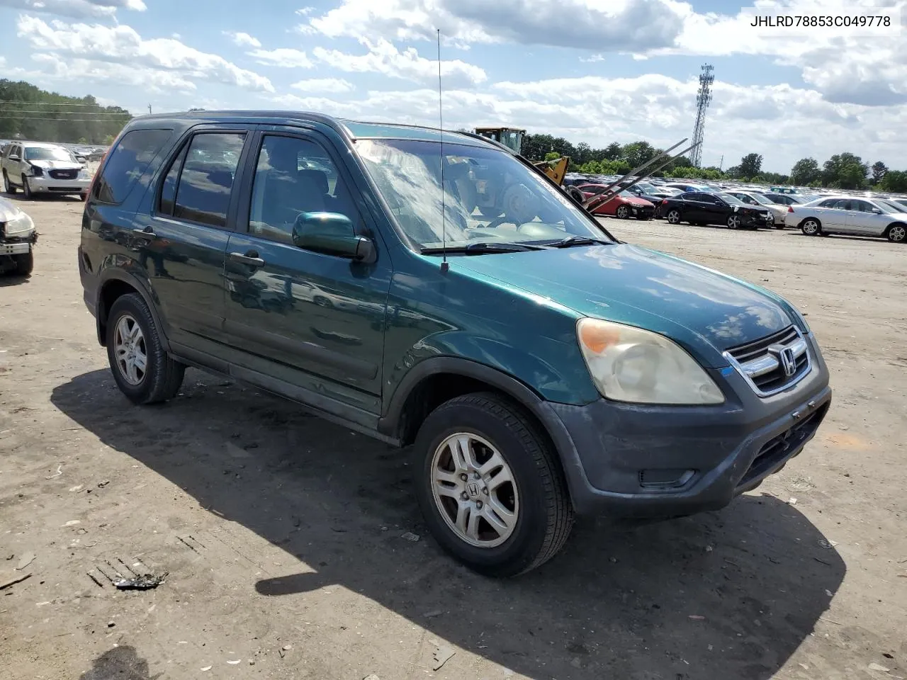 2003 Honda Cr-V Ex VIN: JHLRD78853C049778 Lot: 58291644