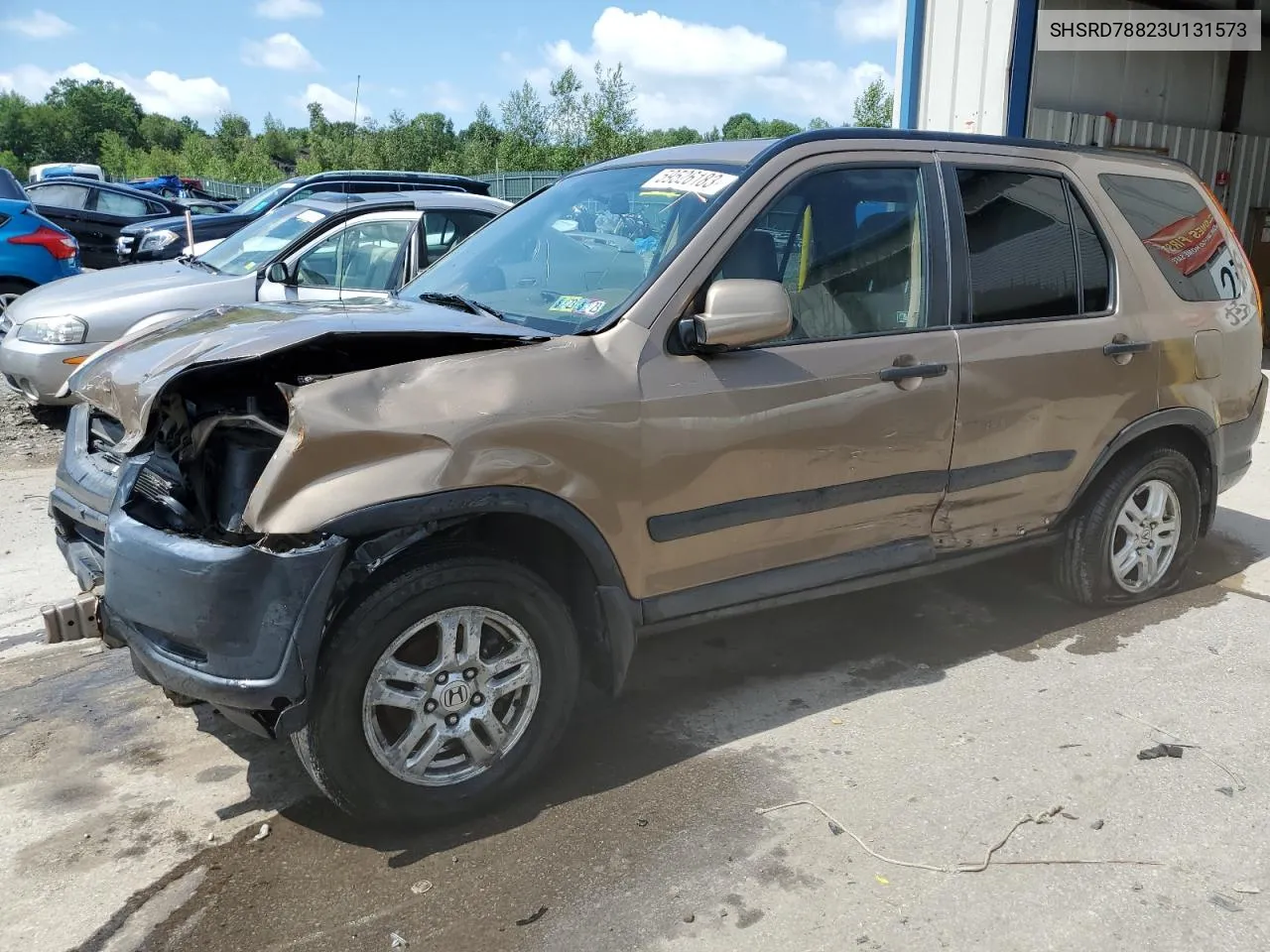 2003 Honda Cr-V Ex VIN: SHSRD78823U131573 Lot: 59526183