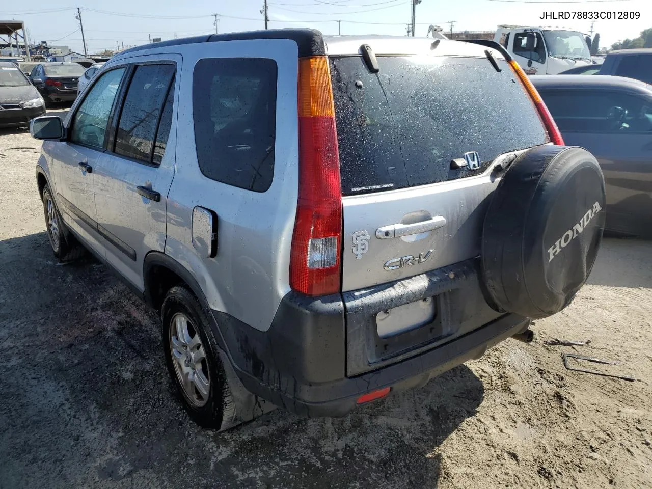 2003 Honda Cr-V Ex VIN: JHLRD78833C012809 Lot: 59933494