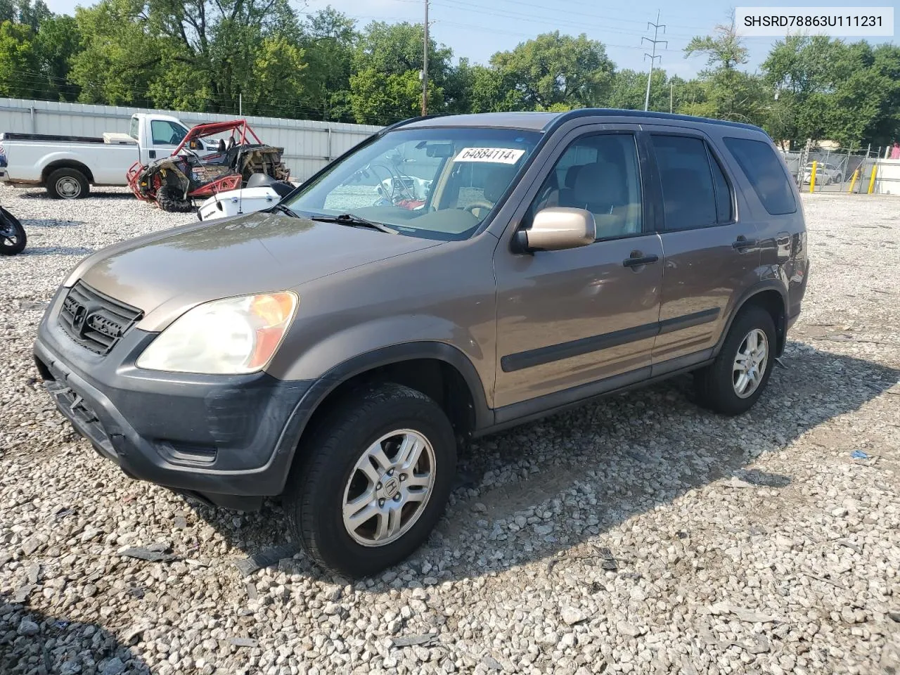 SHSRD78863U111231 2003 Honda Cr-V Ex