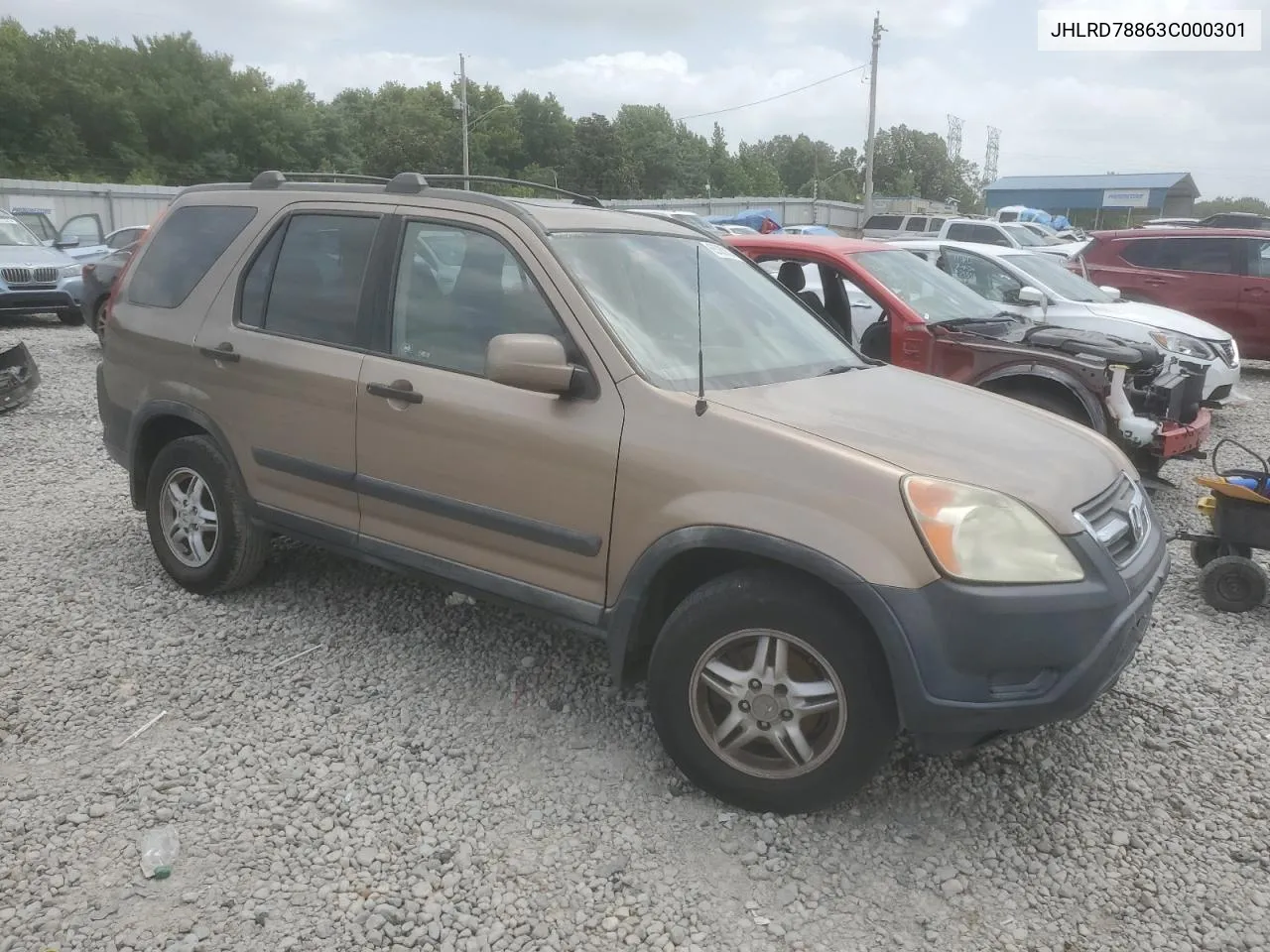 JHLRD78863C000301 2003 Honda Cr-V Ex